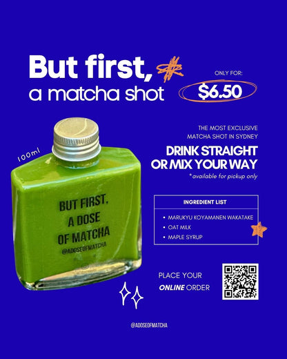 Cold-whisked Matcha Bottle 100ml